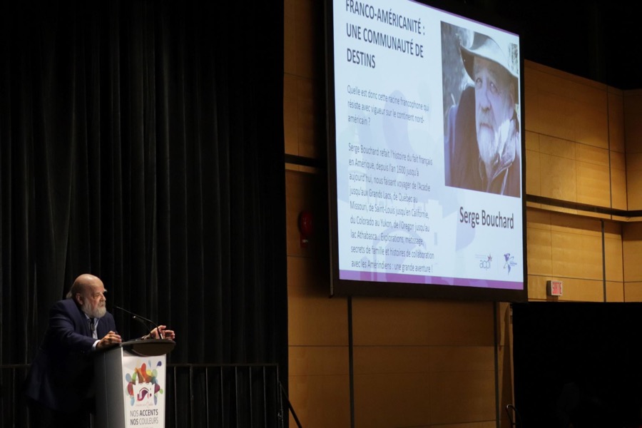 Serge Bouchard, anthropologue, auteur et animateur québécois, a retracé l’histoire de l’Amérique francophone lors d’une conférence très attendue.