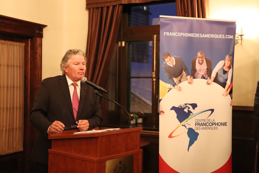 Allocution de Michel Robitaille, président du conseil d'administration du Centre, au cocktail réseautage