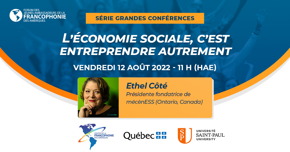 Conférence - L’économie sociale, c’est entreprendre autrement