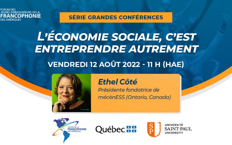 Conférence - L’économie sociale, c’est entreprendre autrement